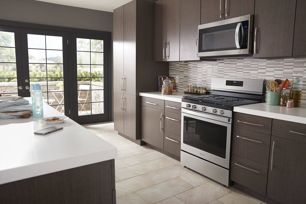 Stainless Steel Freestanding Gas Range 5 cu ft I599575