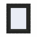 Bronze Vinyl Casement Window with Fiberglass Mesh Screen Z578451