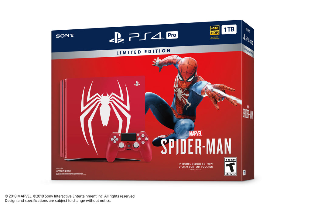 Red 1TB PS4 Pro Bundle L4163