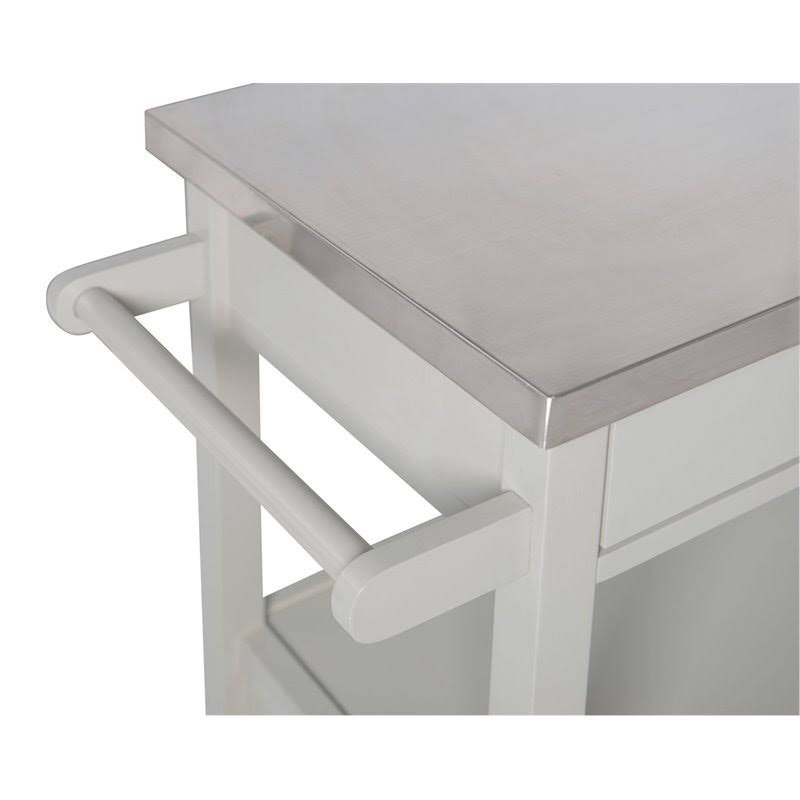 Gray Stainless Steel Top Kitchen Cart Z308020