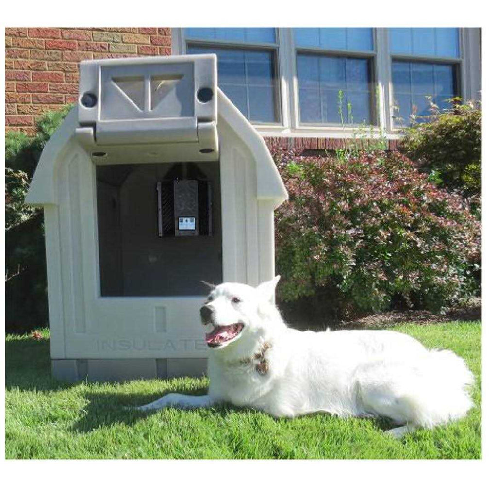 Insulated Dog House with Central Heater B302991