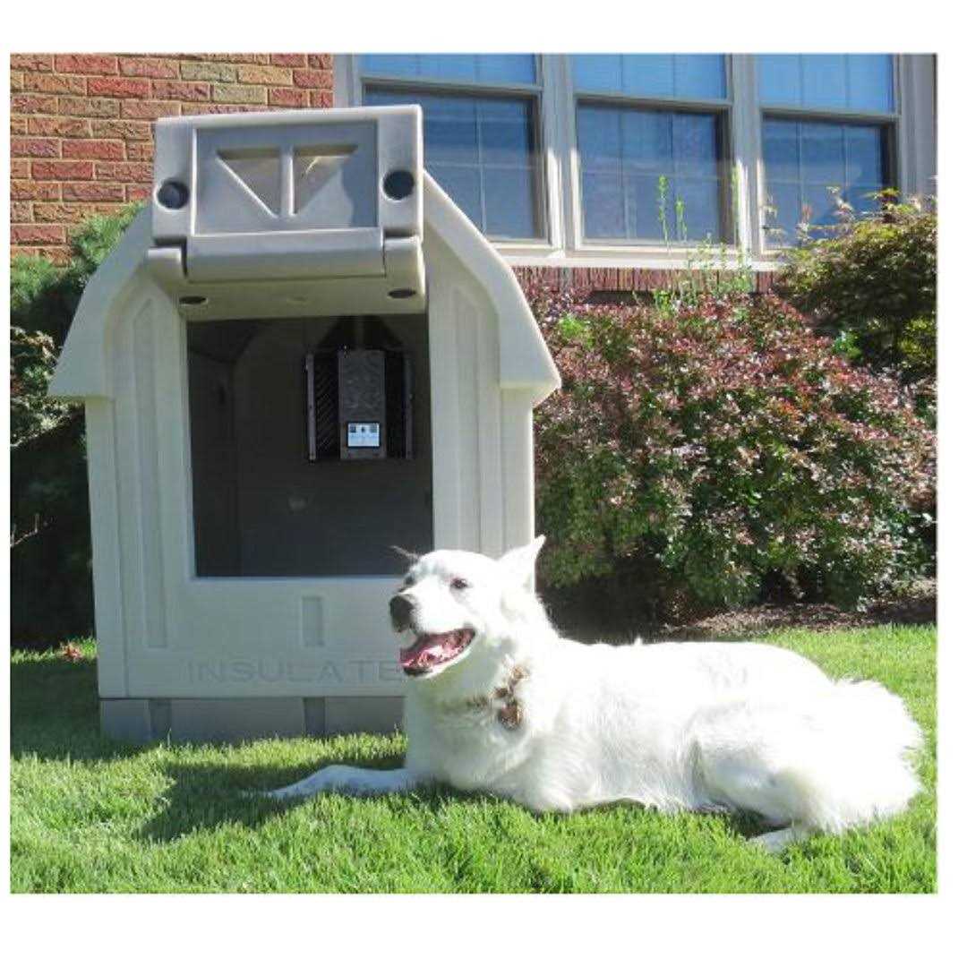Insulated Dog House with Central Heater B302991