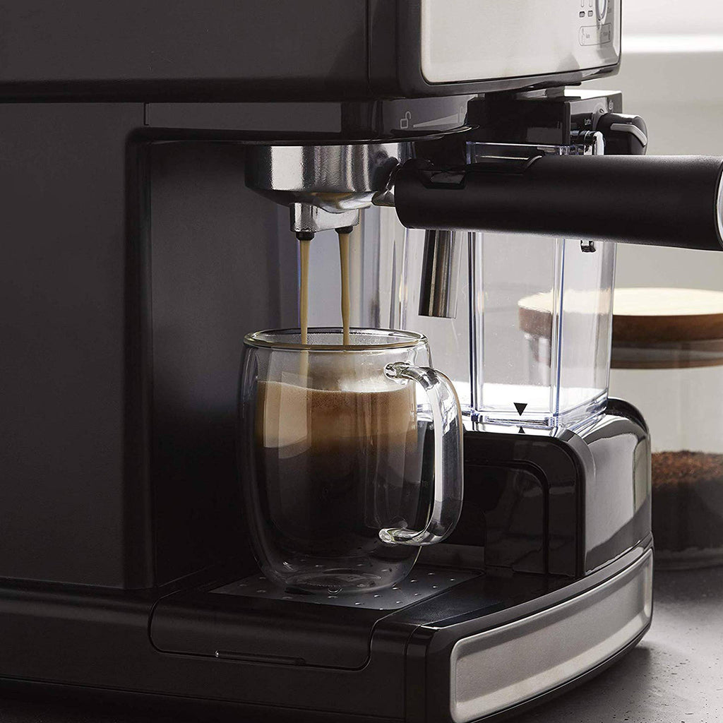 Silver Espresso and Cappuccino Maker M1428