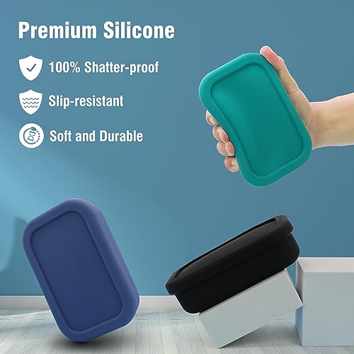 Off-White Silicone Travel Soap Case with Draining Layer X7169