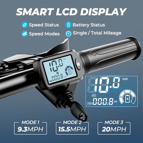 850W Peak Electric Scooter with Seat, 22MPH & 25 Miles Range, Dual Suspension, 14" Folding E Scooters Z3584