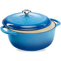 6 Quart Enamel Cast-Iron Round Dutch Oven J915599