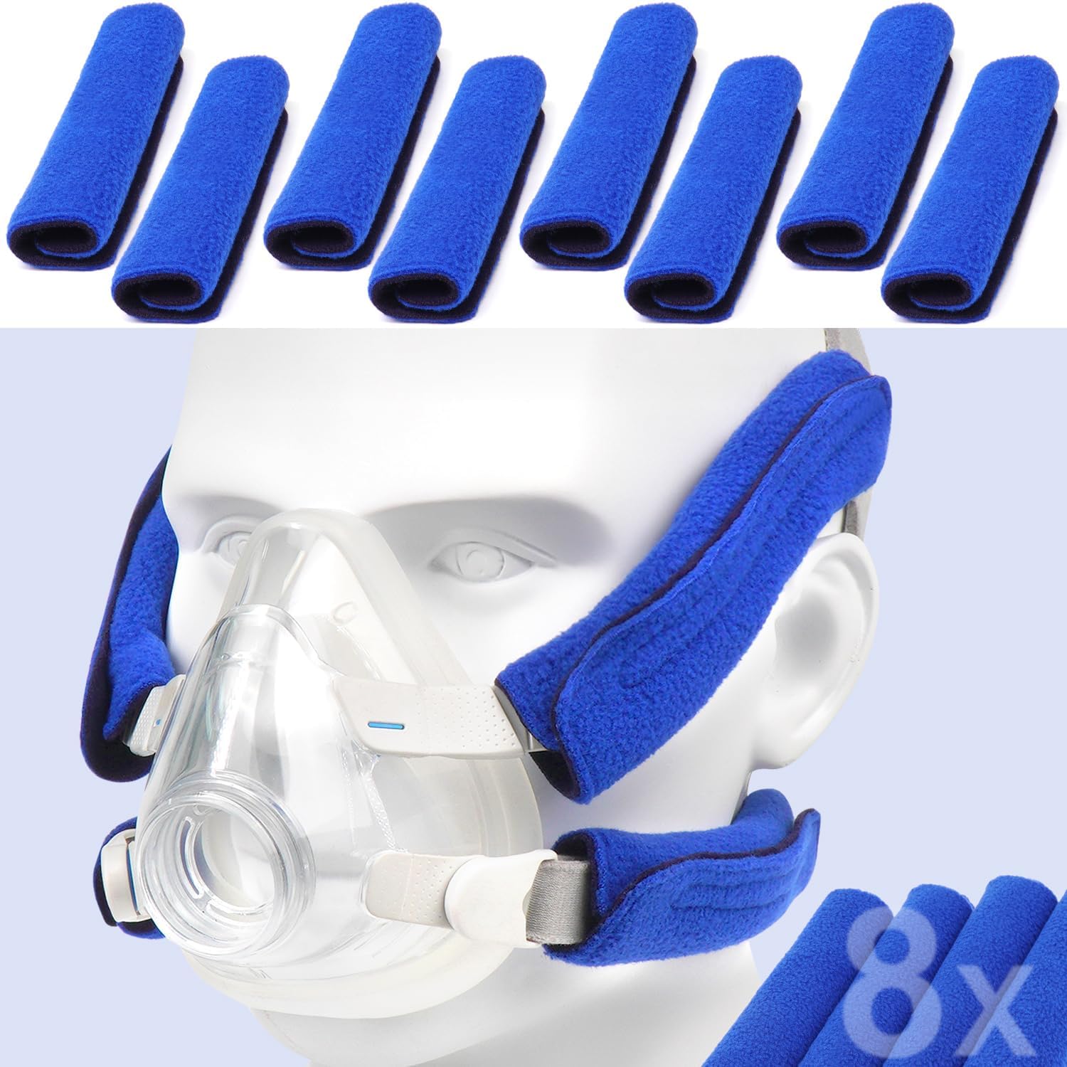 8 Pack CPAP Strap Covers Z81725