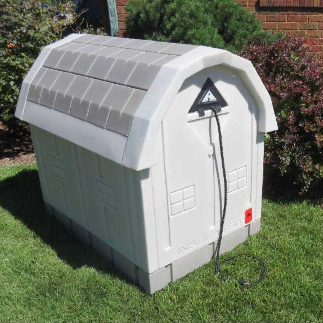 Insulated Dog House with Central Heater B302991