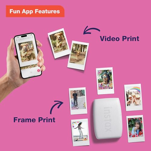 Clay White Smartphone Printer A6519