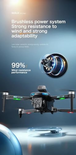 Foldable Drone with Dual 2K Camera, 2 Batteries X82950