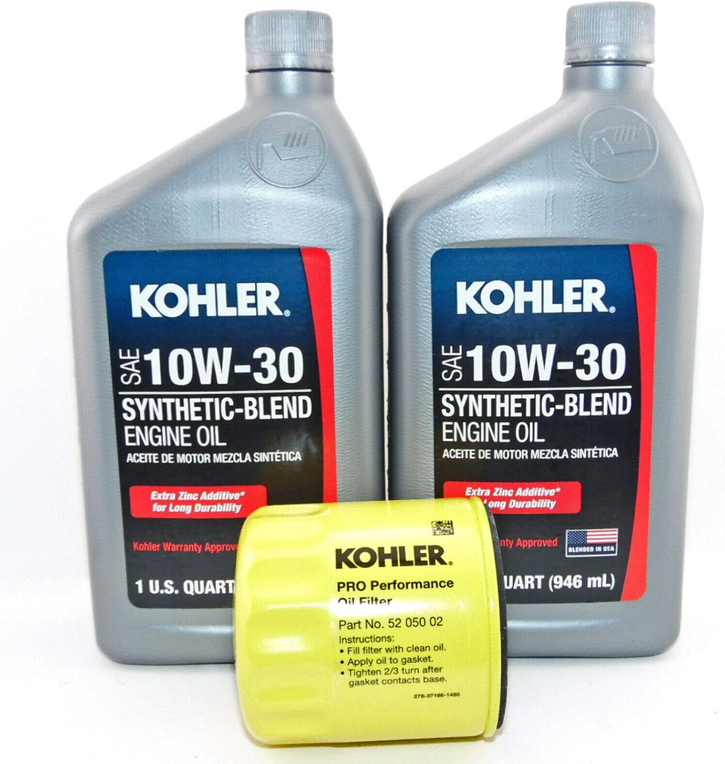 2 PK 10W-30 Engine Oil 1 Quart Bottles with Oil Filter S622832