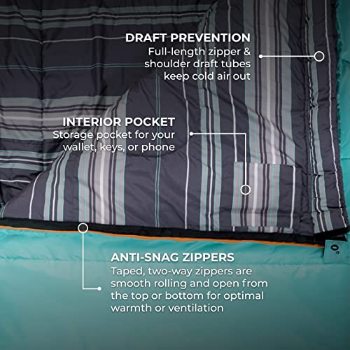 0 Degree Sleeping Bag with Compression Sack J595