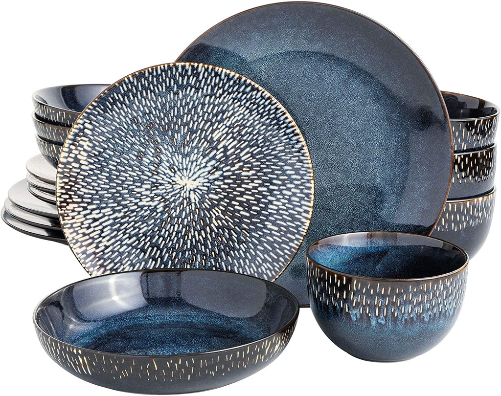 16-Piece Dinnerware Set Cobalt L22156