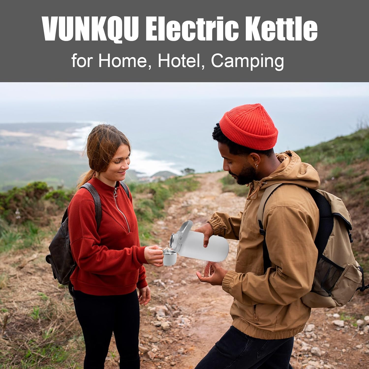 1L Electric Kettle with Temperature Control and LCD Display O9948