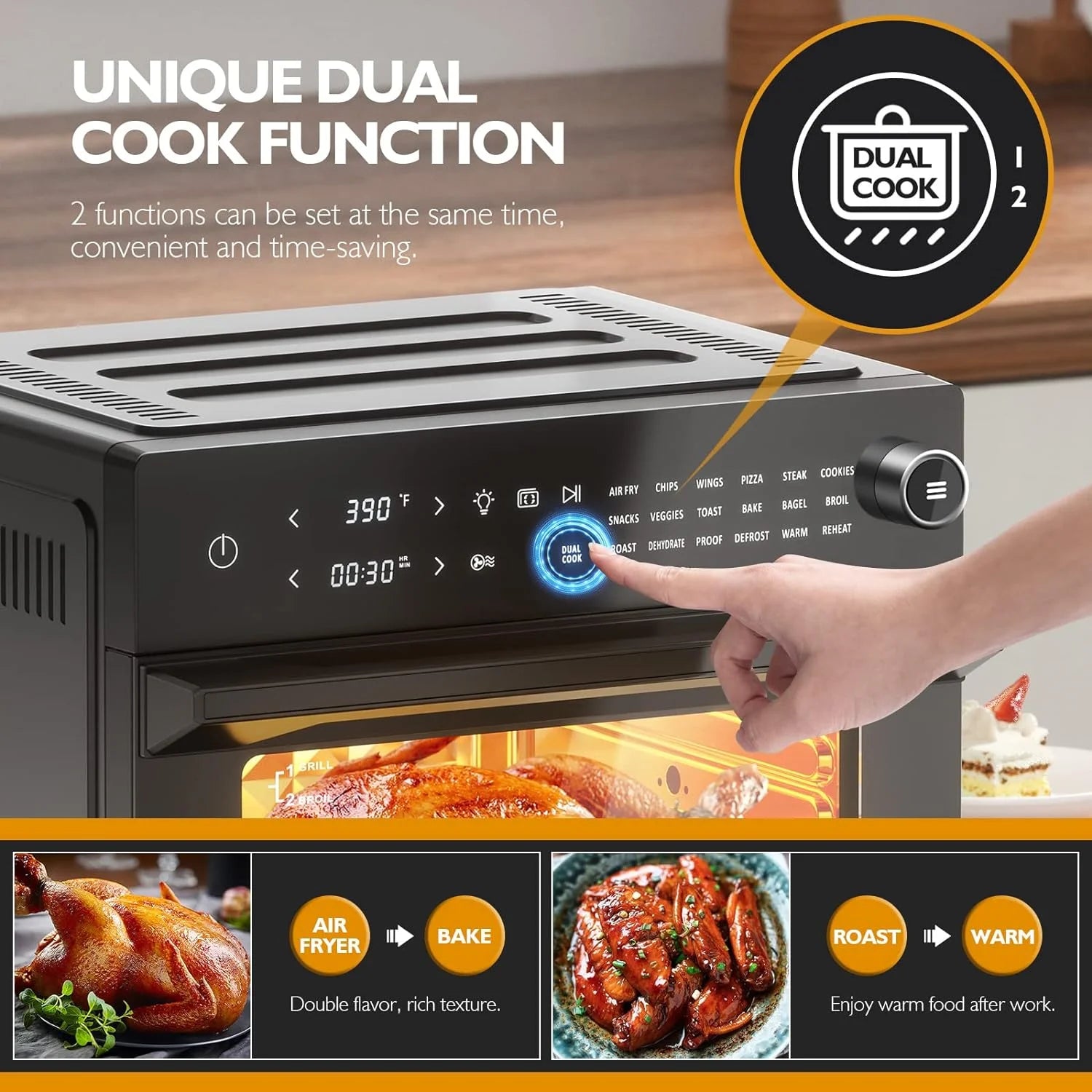 32QT 30L Large Countertop Convection Toaster Oven G19814