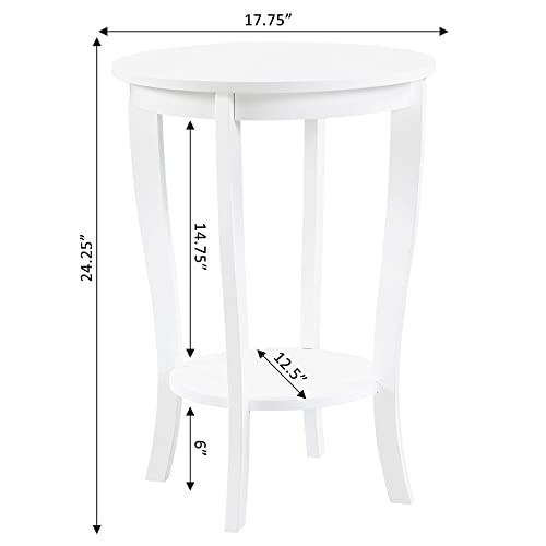 Black Round End Table H658933