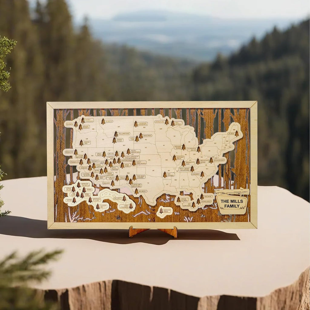 National Parks Map P3328