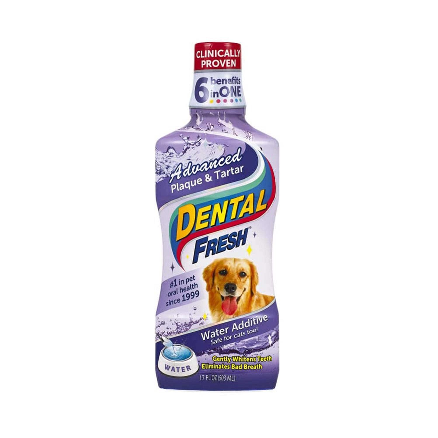 Dental Fresh Advanced Plaque and Tartar Water Additive for Dogs B9768