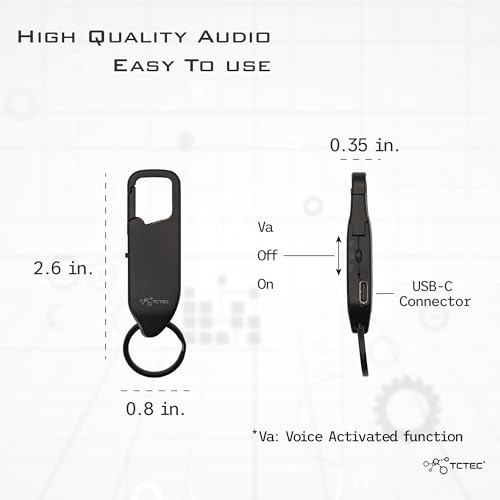 128GB Voice Recorder with Noise Reduction A28460