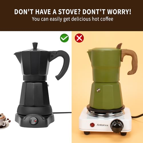 6 or 3cup Electric Espresso Coffee Maker L55732
