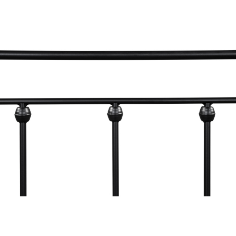 Black Metal Daybed with Trundle D110392