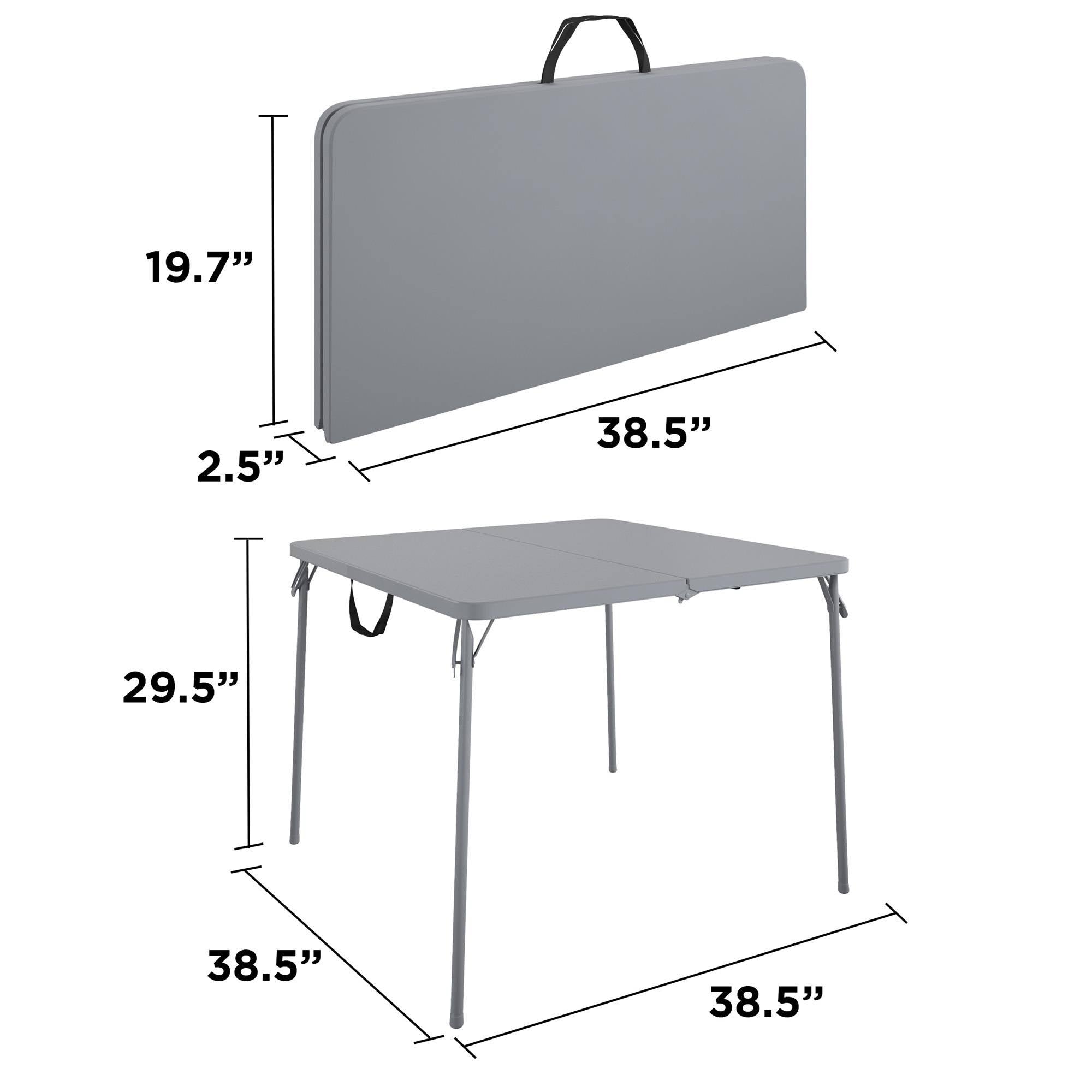 XL Fold-in-Half Card Table X109