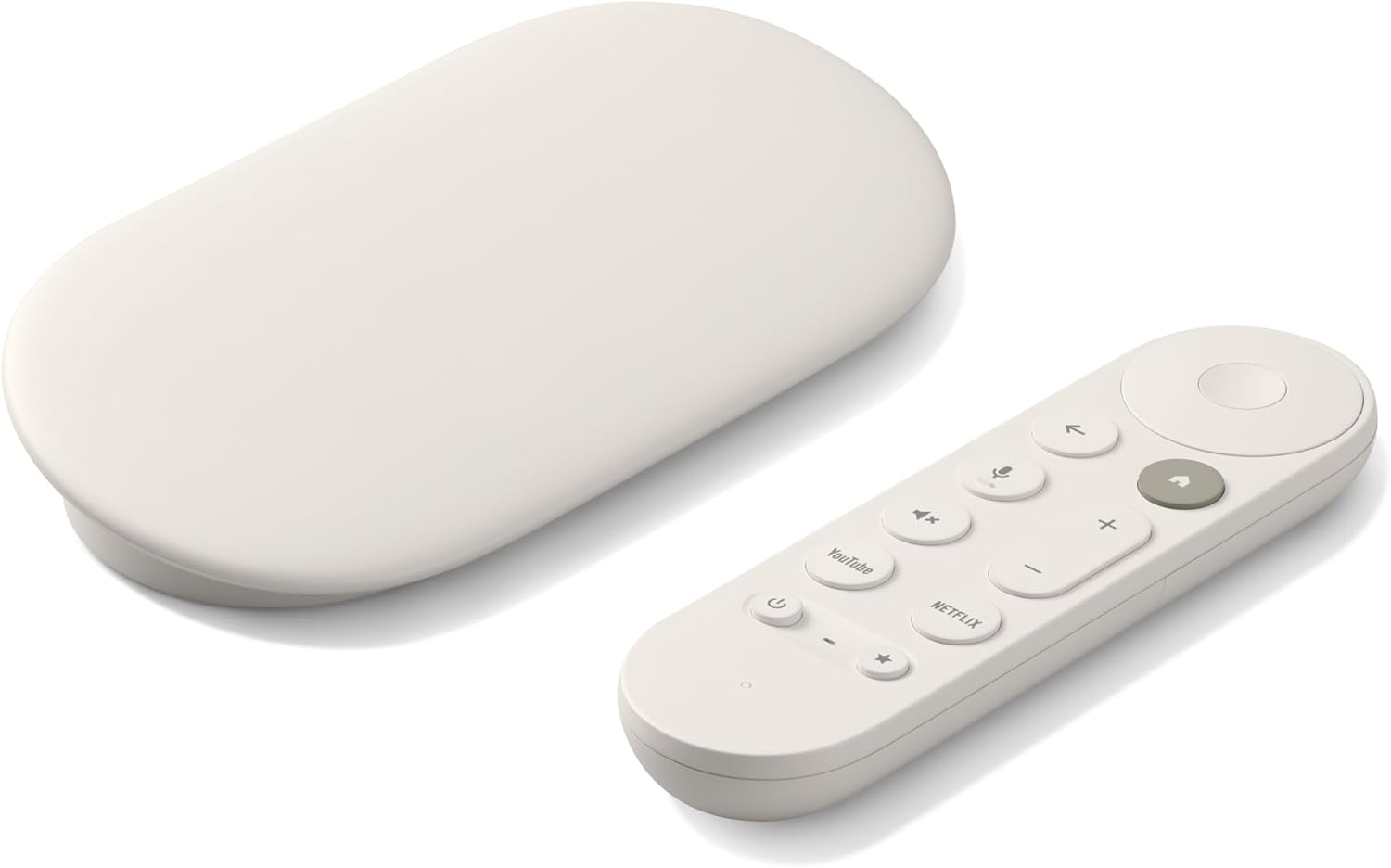 Porcelain 4K Google TV Streamer with Voice Search Remote S8361