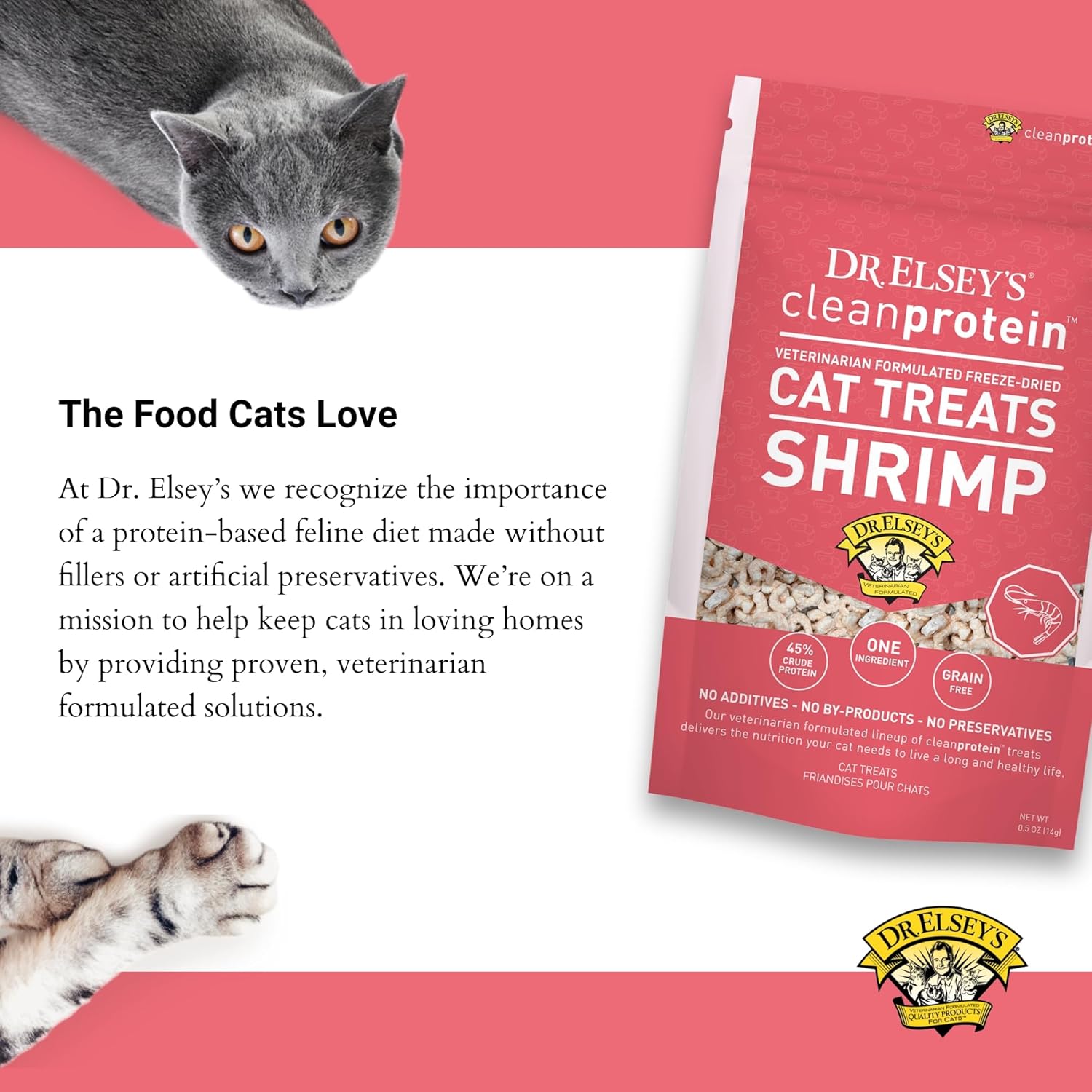 Freeze-Dried Shrimp Cat Treats 0.5 oz. D5058