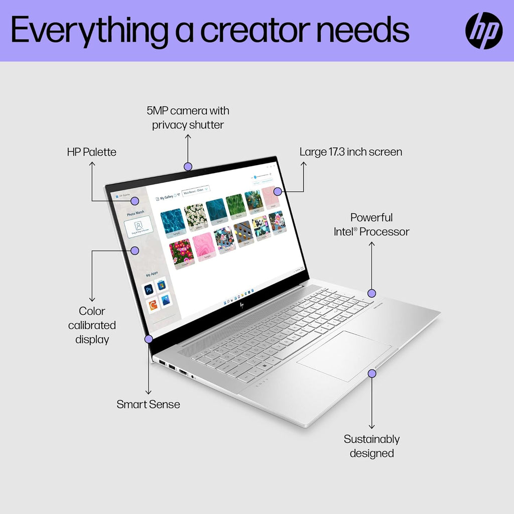 17.3" Full HD Touchscreen Laptop with Intel Core i7-1260P, 16GB RAM, 1TB SSD, Windows 11 Home, Silver I7702