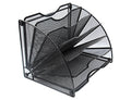 Black Mesh 6 Slots Desktop File Organizer E92642