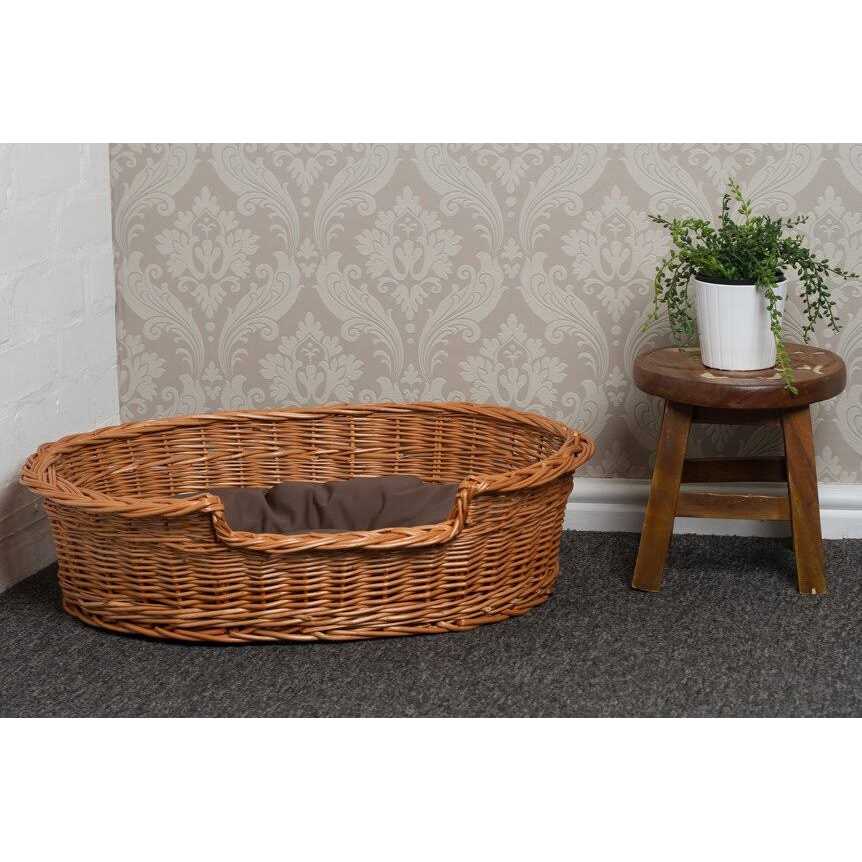 Wicker Dog Bed Basket L4401