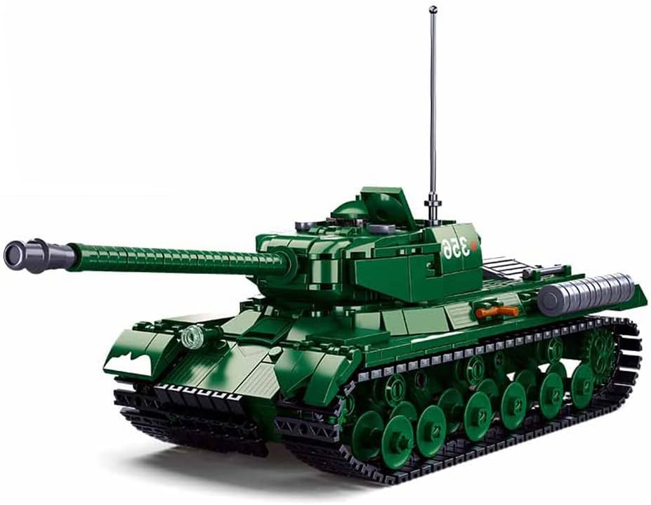 845 PCS Building Block Tank Model with 3 Soldier Figures Y27833