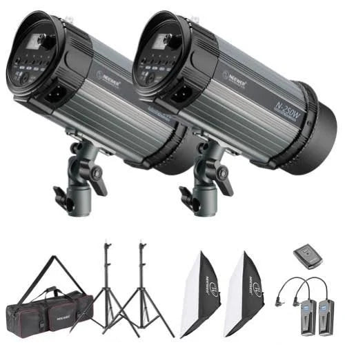 25 Strobe Flash Light and Softbox Lighting Kit V65592