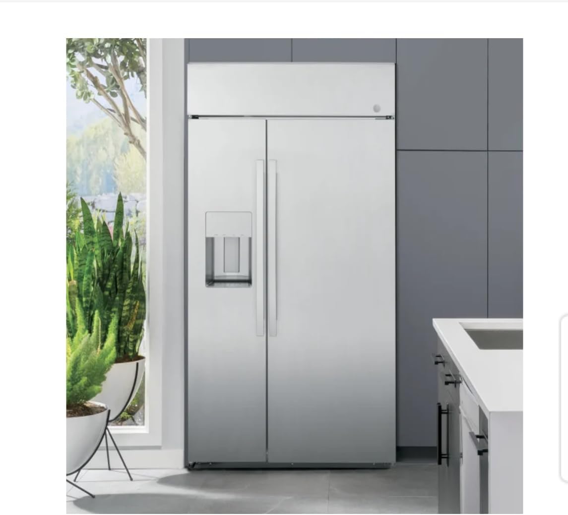 48" Smart Built-In Side-by-Side Refrigerator with Dispenser D361990