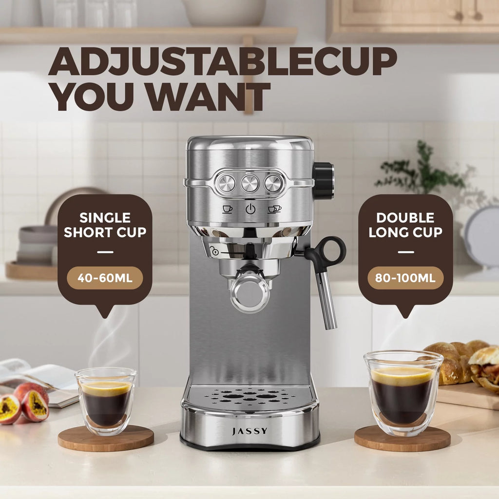 20 Bar Espresso Coffee Maker with Milk Frother Q632074
