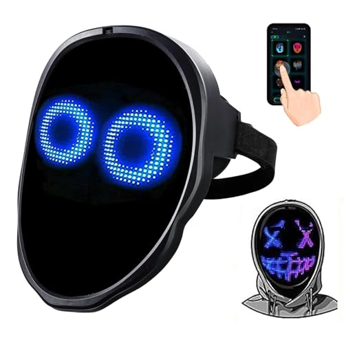 Programmable LED Halloween Mask U144