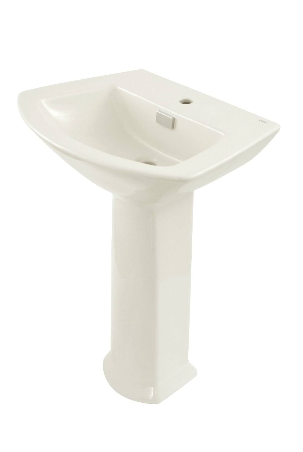 Colonial White Pedestal Lavatory with Single Faucet Hole G36805