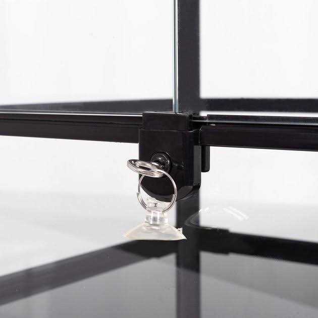Tempered Glass Front Opening Double Hinge Door Terrarium H7650