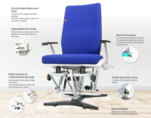 Pilates Chair Home Gym Exercise Reformer Chair S8752