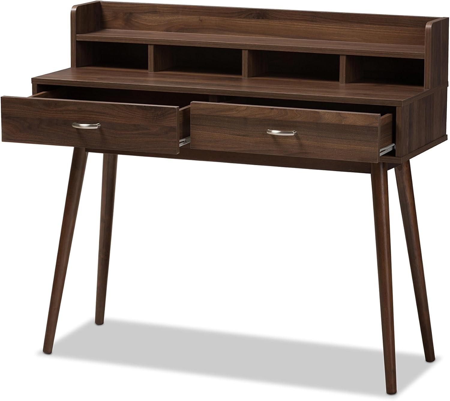 Walnut Brown 2-Drawer Desk D794260