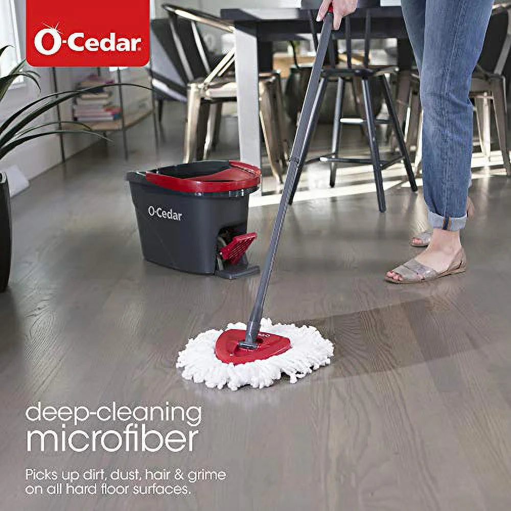 Microfiber Spin Mop Bucket Floor Cleaning System G508