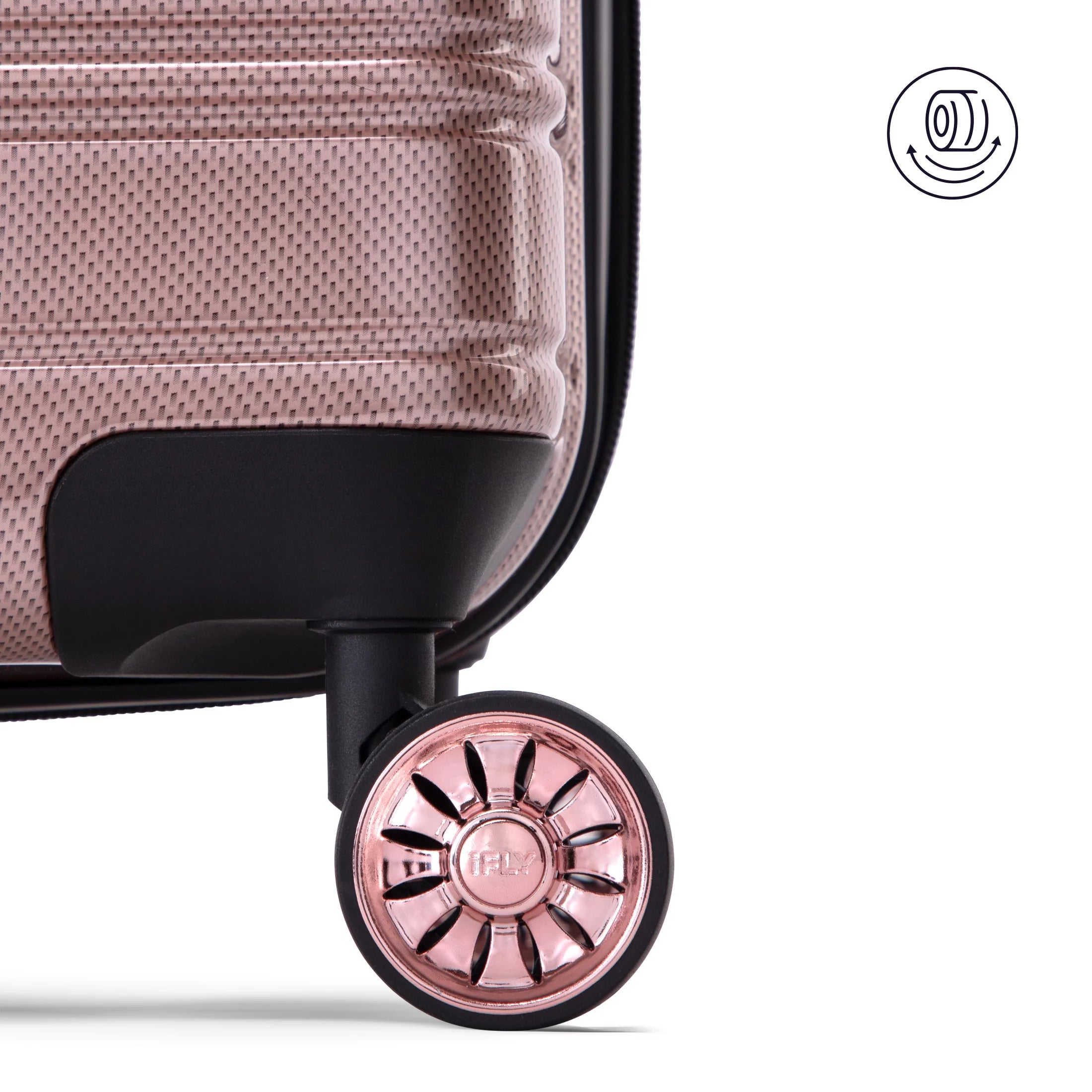 24" Hardside Fibertech Checked Luggage H8299