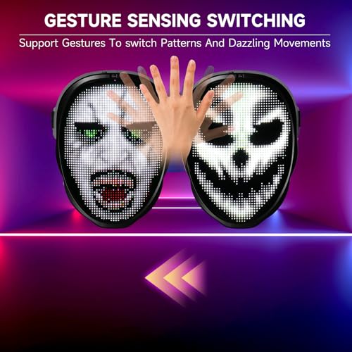 Programmable LED Halloween Mask U144