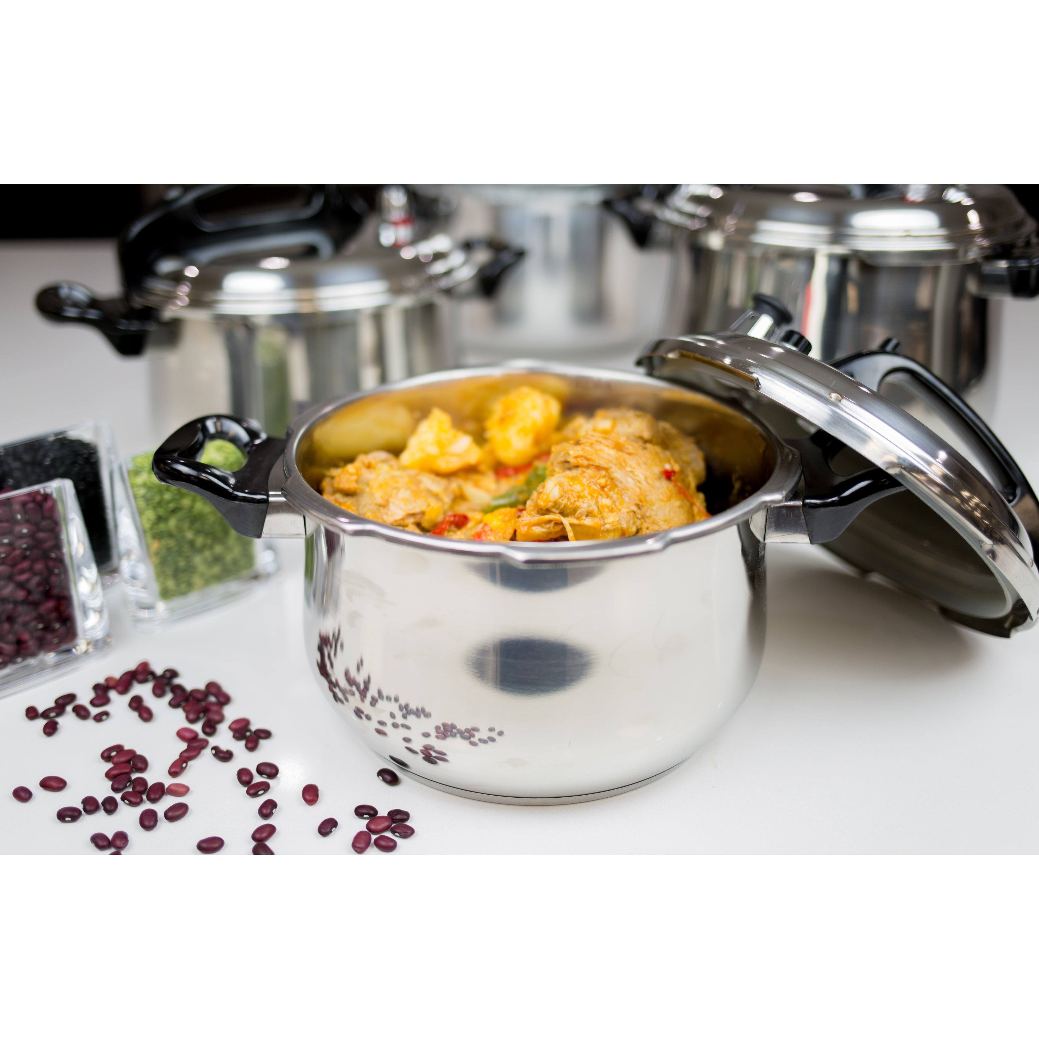 Stainless Steel 9.5 Quart Pressure Cooker A3972