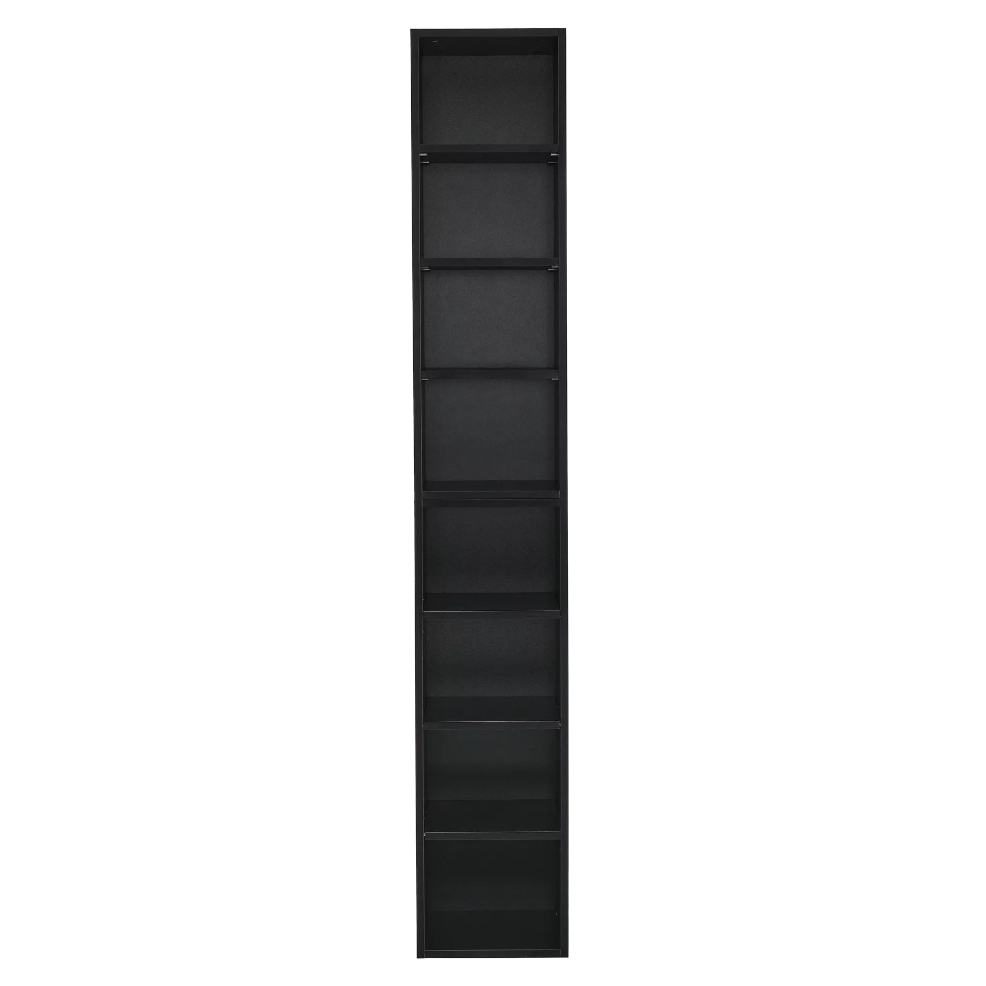 8-Tier Media Tower Rack with Adjustable Shelves O760