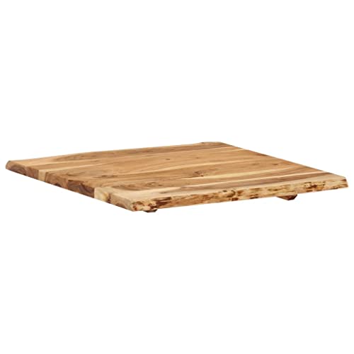 Solid Acacia Wood Table Top 22.8" x(19.7"-23.6") x1 H165