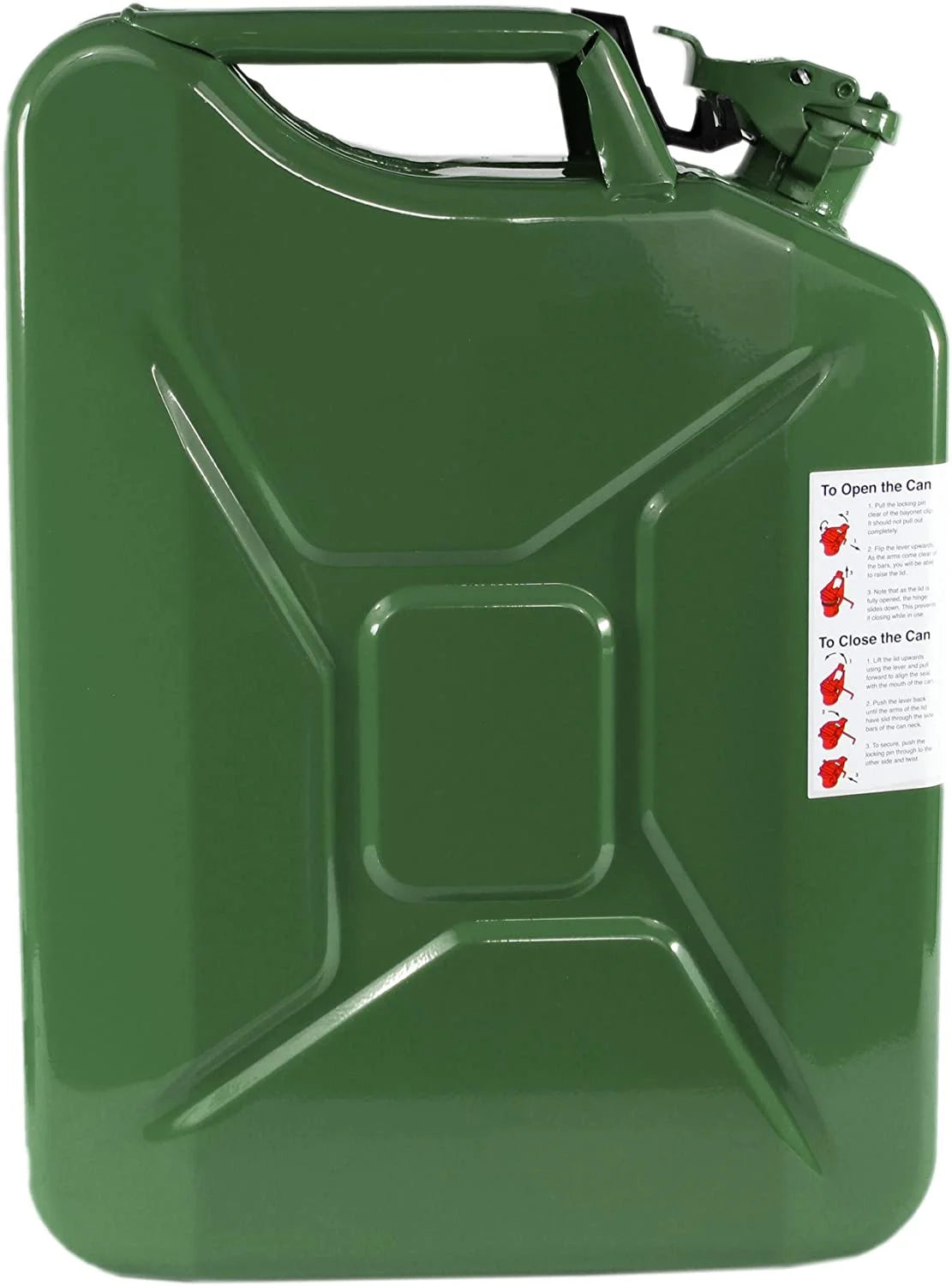 20 Liter Green NATO Jerry Fuel Can U6718