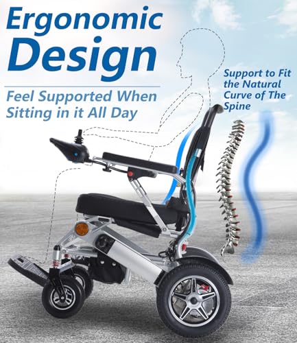Foldable Reclining Electric Wheelchair E633