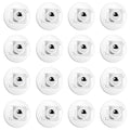 16 Pcs Self Adhesive Stainless Steel Swivel Caster Wheels N25835