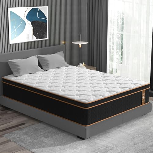 12 Inch Hybrid Innerspring Mattress with Gel Memory Foam V501